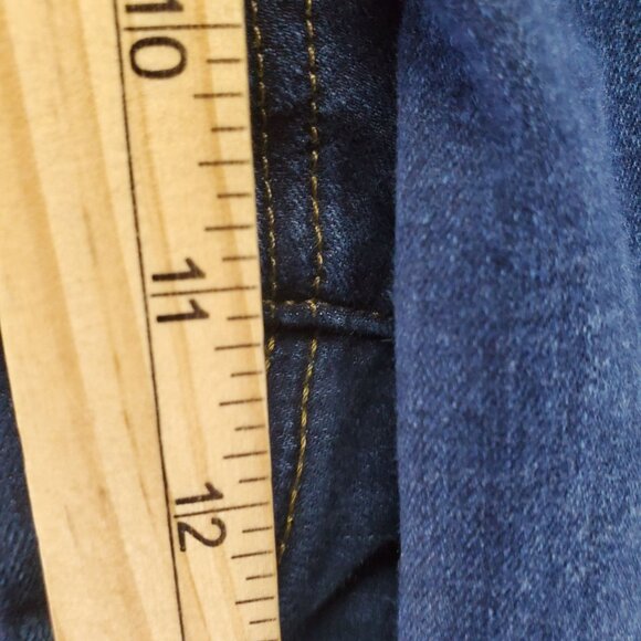 Loft Plus Jeans Womens Size 16 Blue High Waist Skinny Denim Stretch - Picture 8 of 14